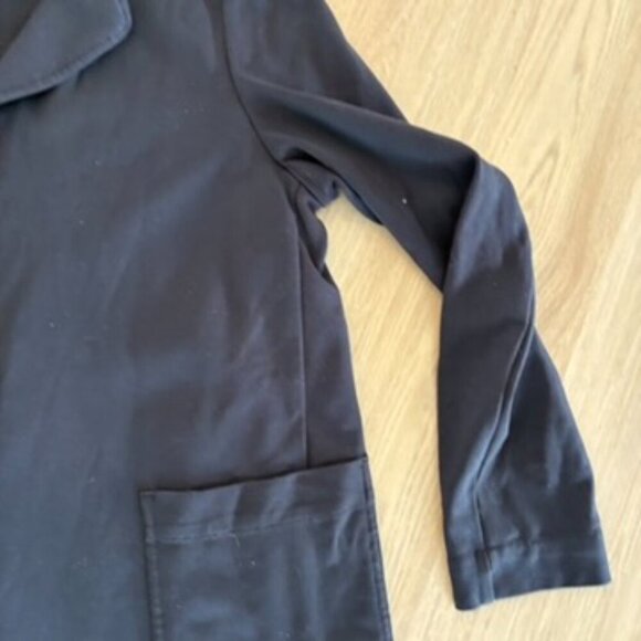 Athleta black blazer jacket Size 6 collared - Picture 4 of 7